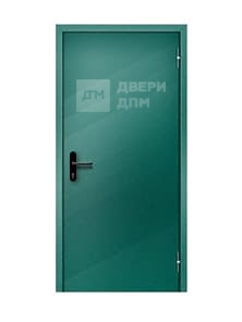 Однопольная противопожарная дверь ДПМ-01 1-го типа глухая герметичная